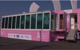 “Outubro Rosa” Campaign, health truck in Brazil